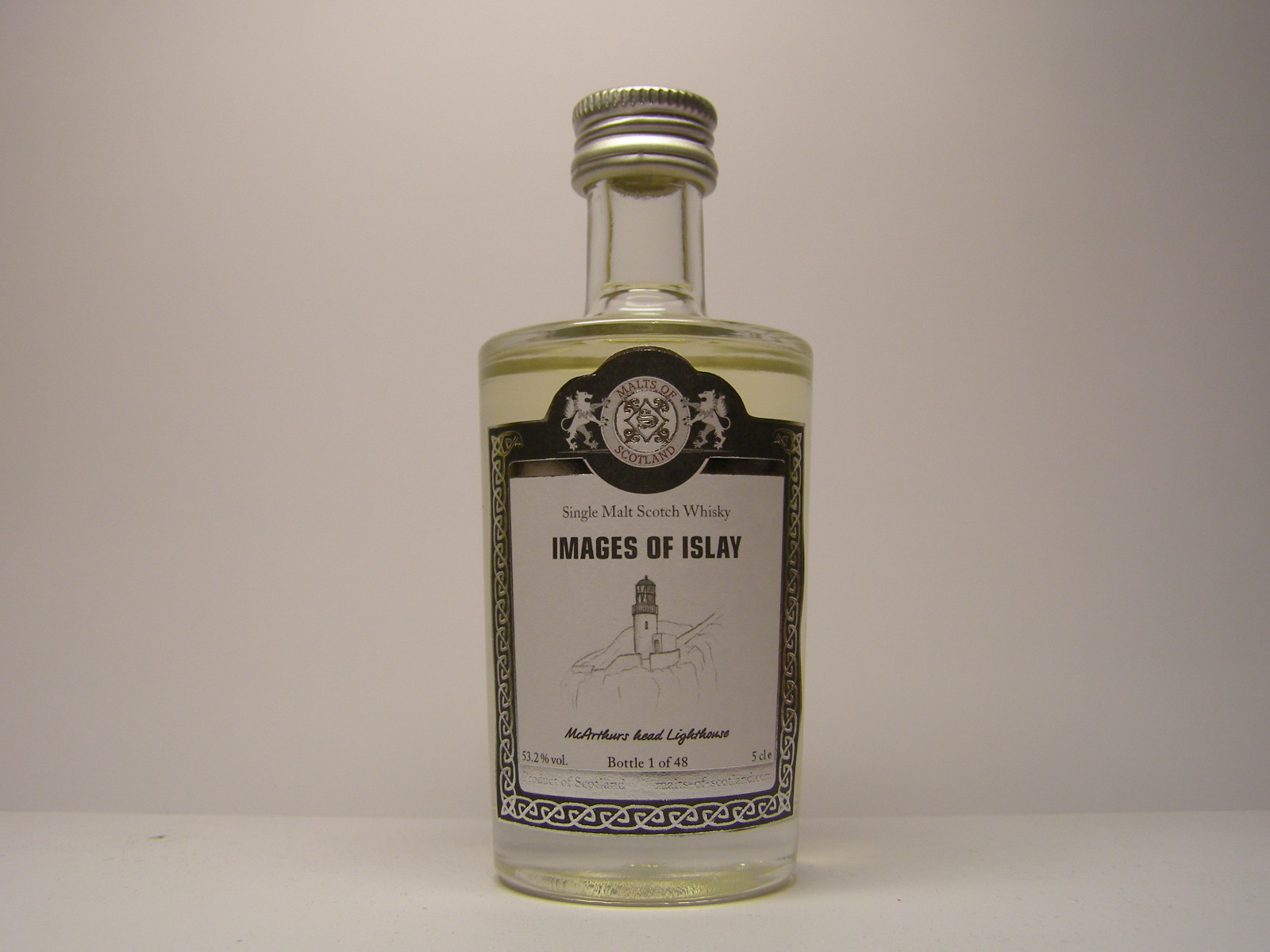 IMAGES OF ISLAY SMSW "Malts of Scotland" 5cle 53,2%vol. 